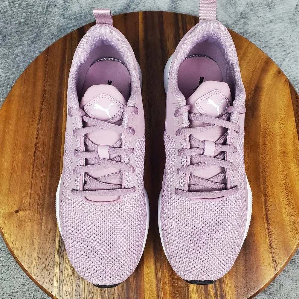 Puma Shoes Men's 6.5 Purple Flyer Runner Athletic Low Top Running Sneakers